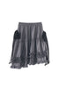 asymmetry frill 2way ribbon skirt