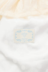 polka dot lace frill knapsack