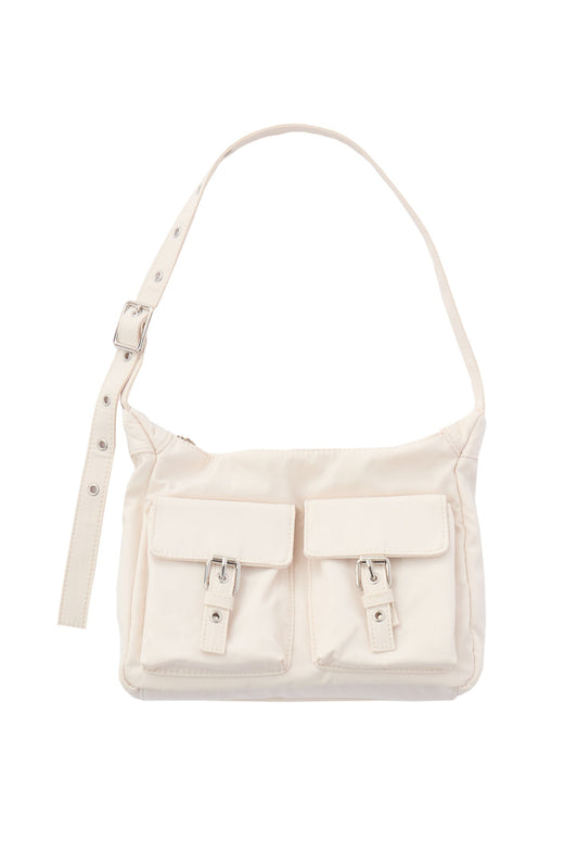 double pocket nylon bag