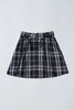 2way ribbon belt mini skirt