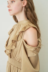 frill elegant onepiece