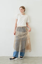 reversible tulle frill skirt