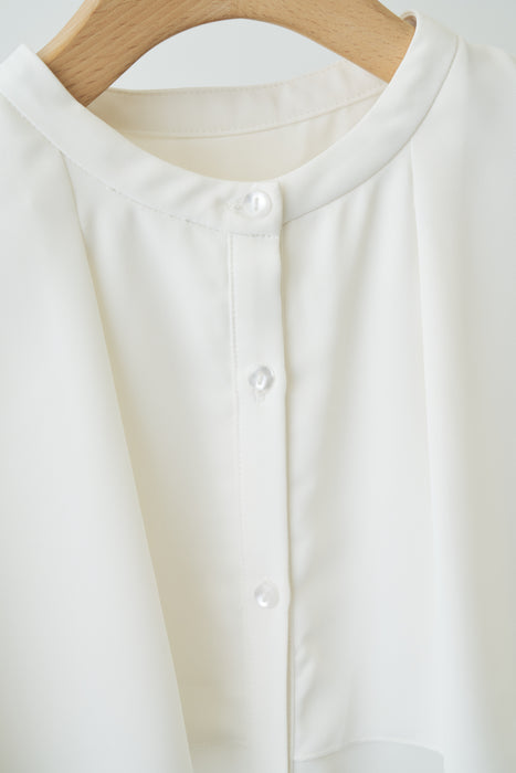 cape layered blouse