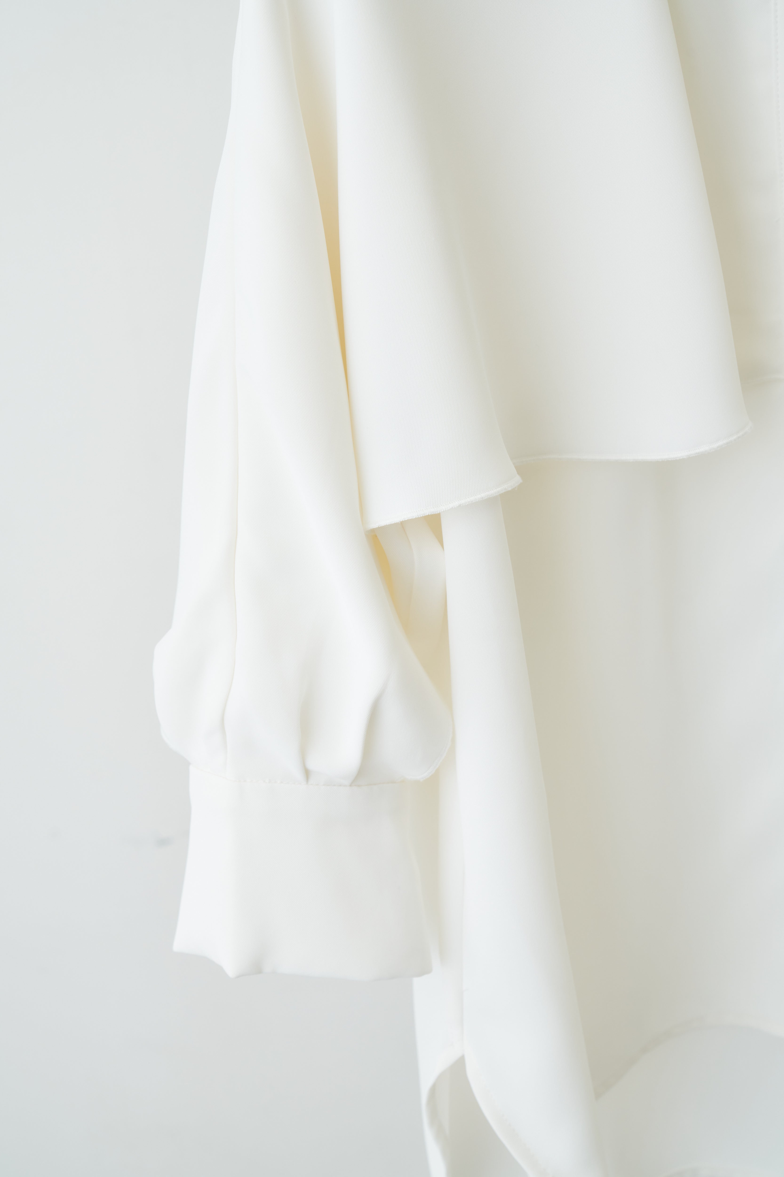 cape layered blouse