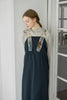 flower shoulder drawstring onepiece