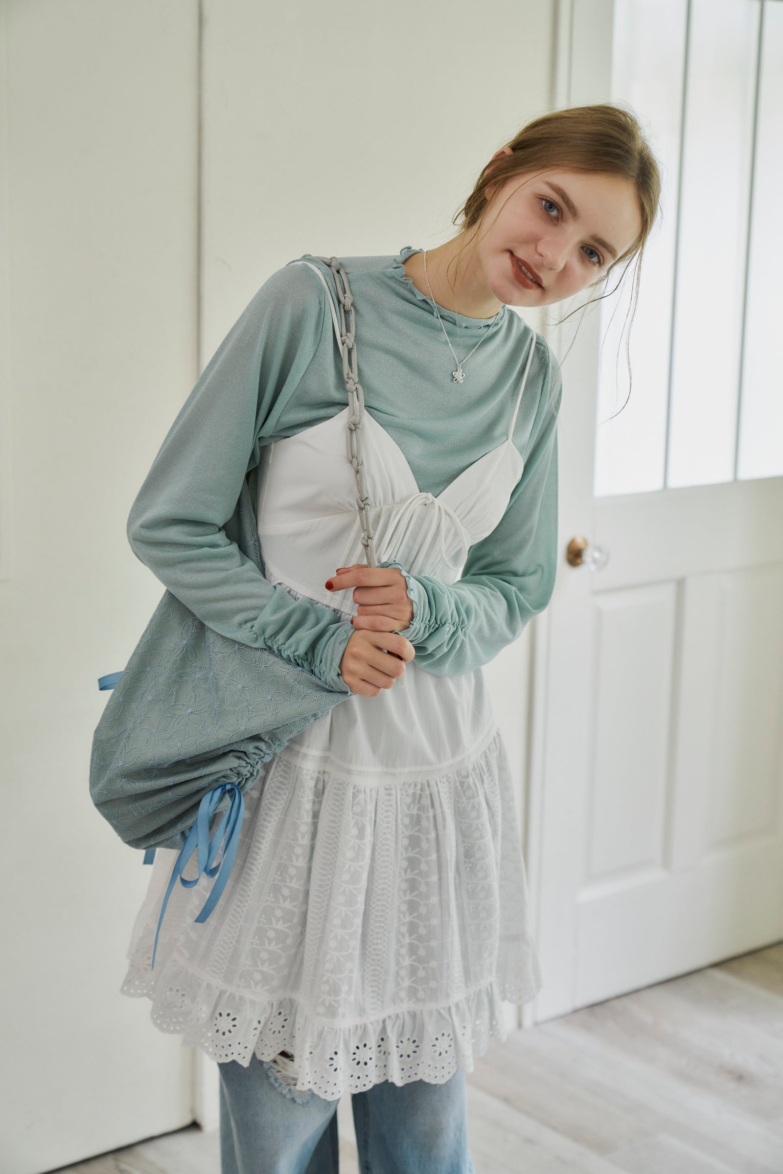 glitter sheer tops – idem