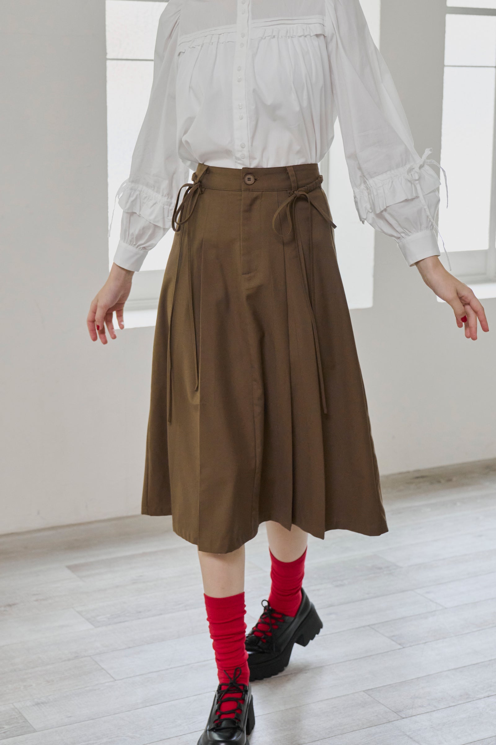 2way ribbon belt skirt – idem