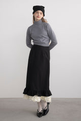blooming frill long skirt【セットアップ着用可能】