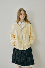 heart frill hoodie