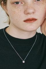 【 online store Exclusive 】silver925 flower necklace