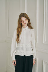 many frill blouse