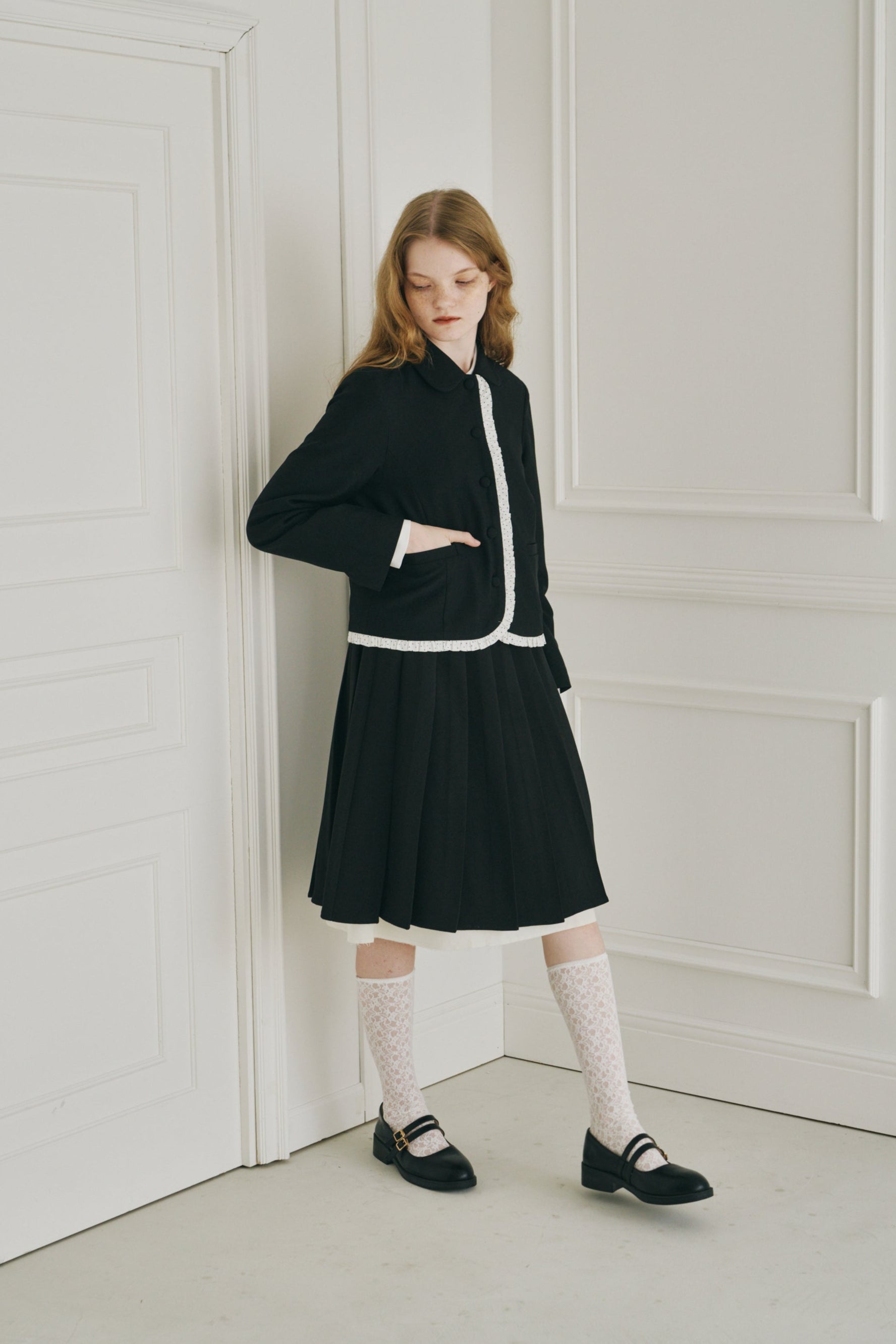 frill lady jacket