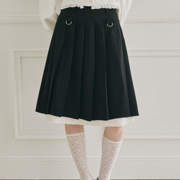 idem イデム　damage frill denim skirt damage frill denim skirt – idem