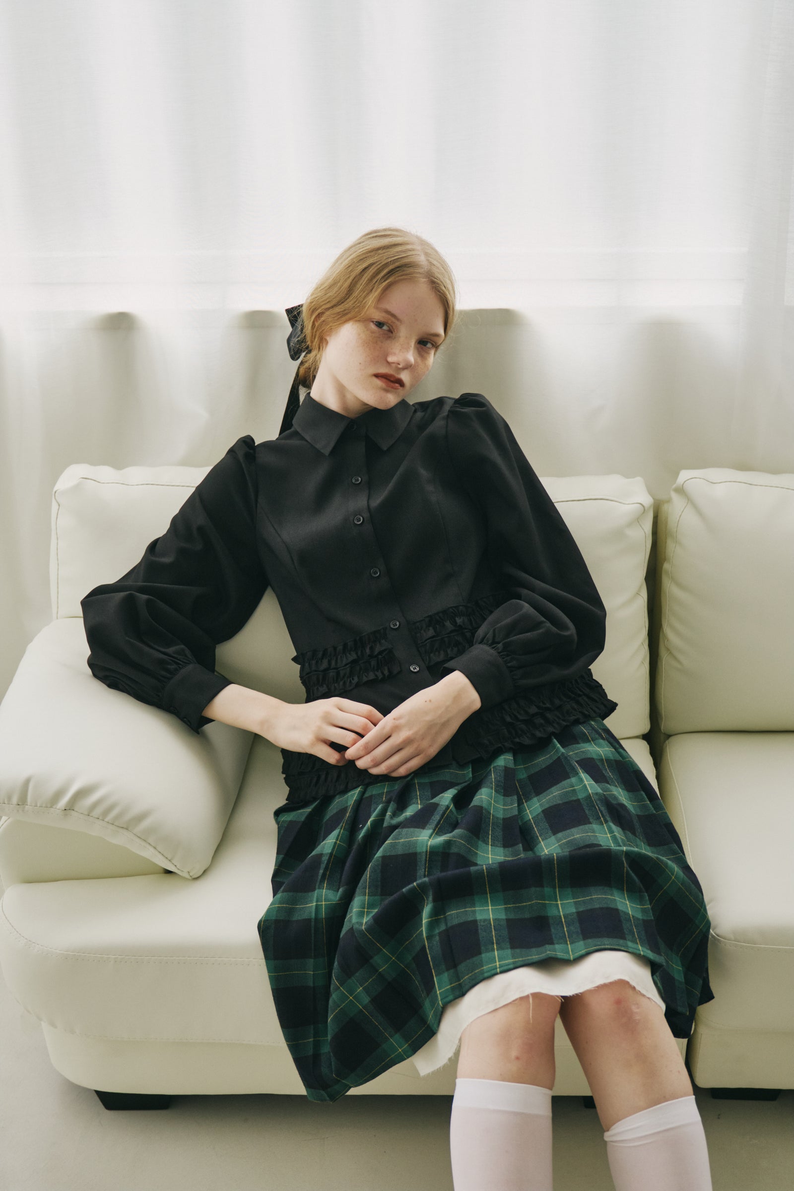 rosymonster mini frill blouse ミニフリルブラウス rosy monster