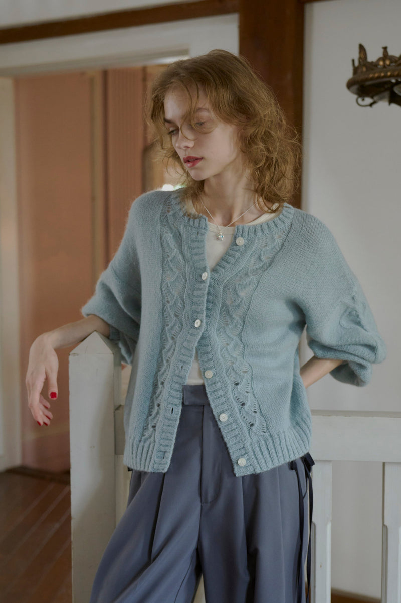 made in Japan mohair cardigan