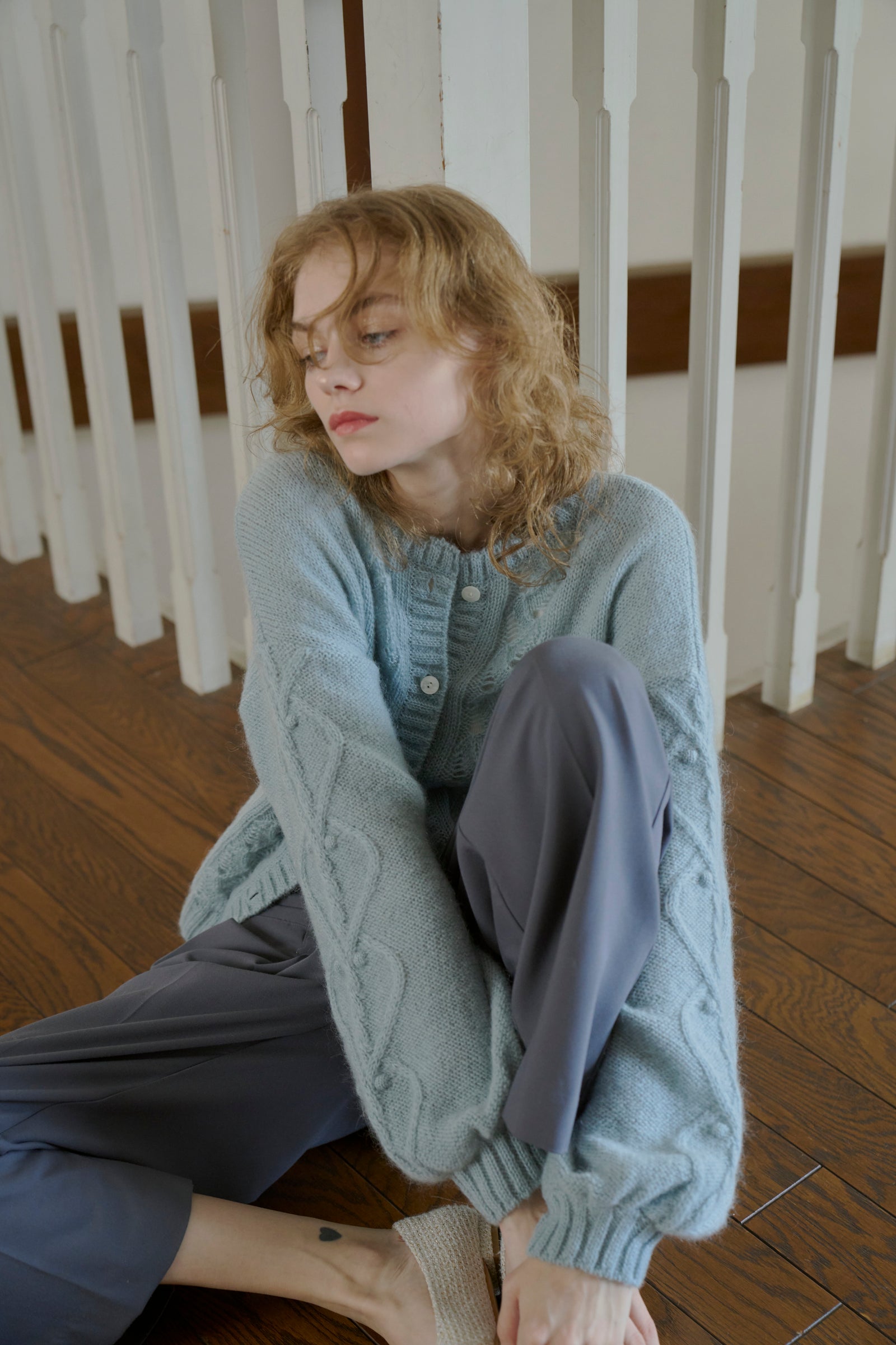 MARC JACOBS モヘアカーディガン marc by marc jacobs モヘアカーディガン