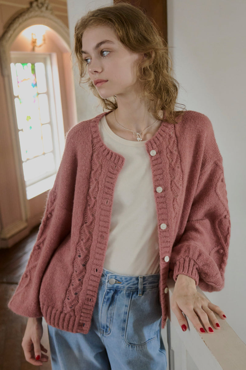 made in Japan mohair cardigan