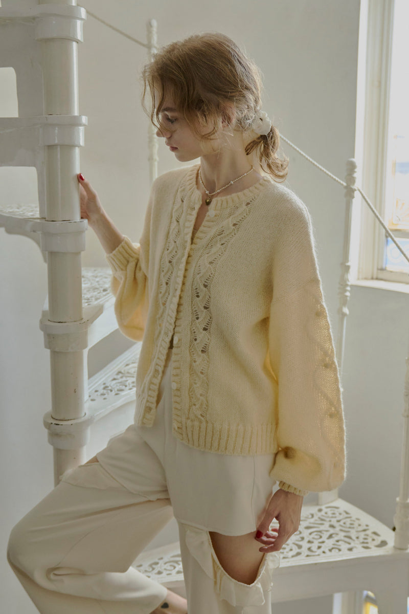 made in Japan mohair cardigan