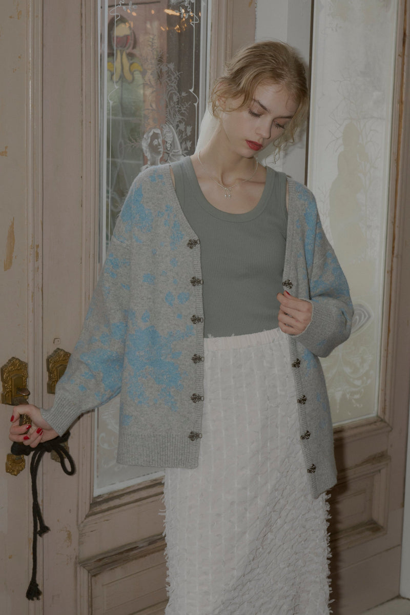 flower china cardigan