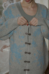 flower china cardigan