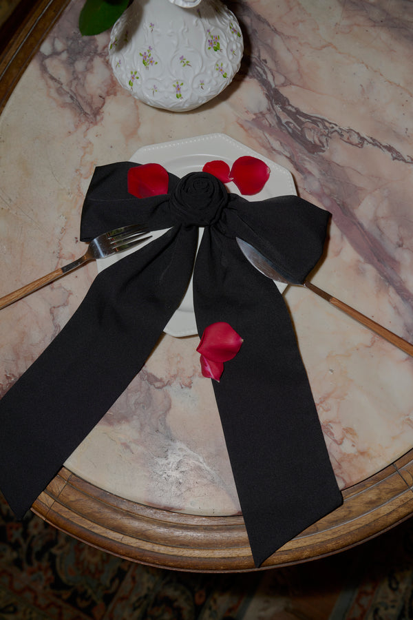 rose ribbon tie