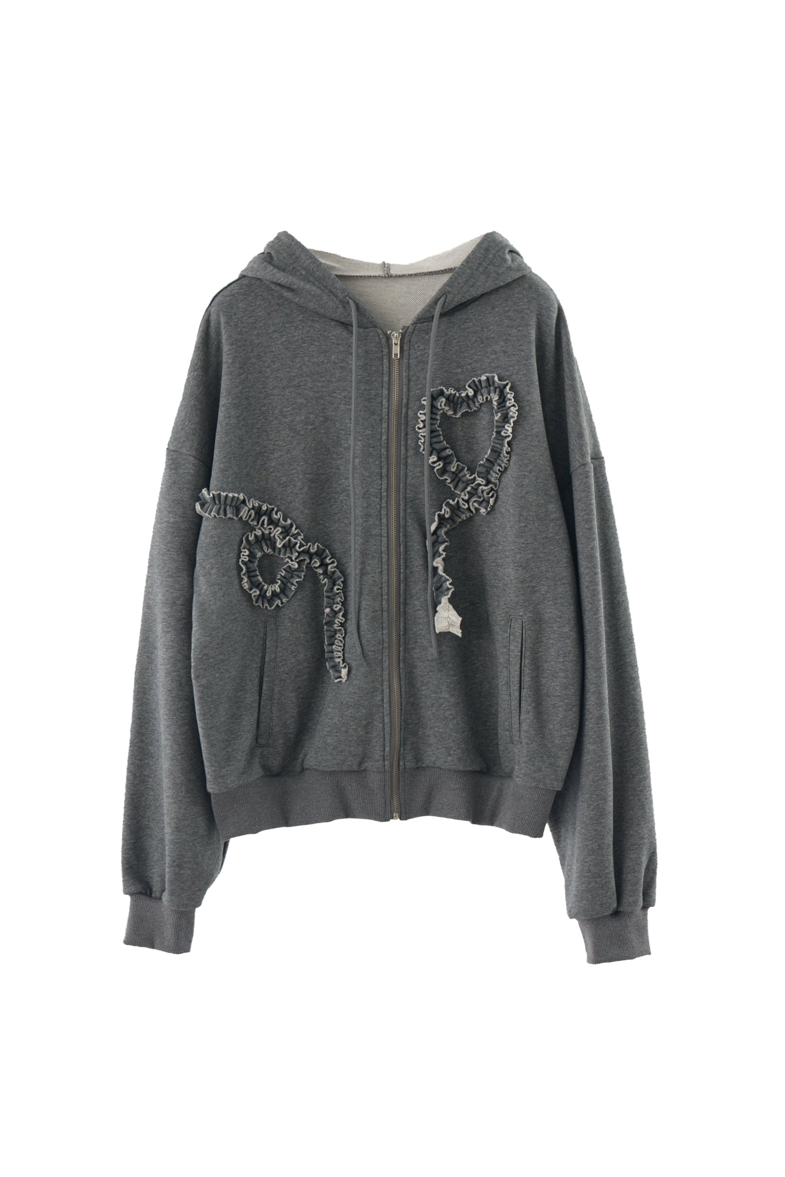 heart frill hoodie (NEW COLOR)