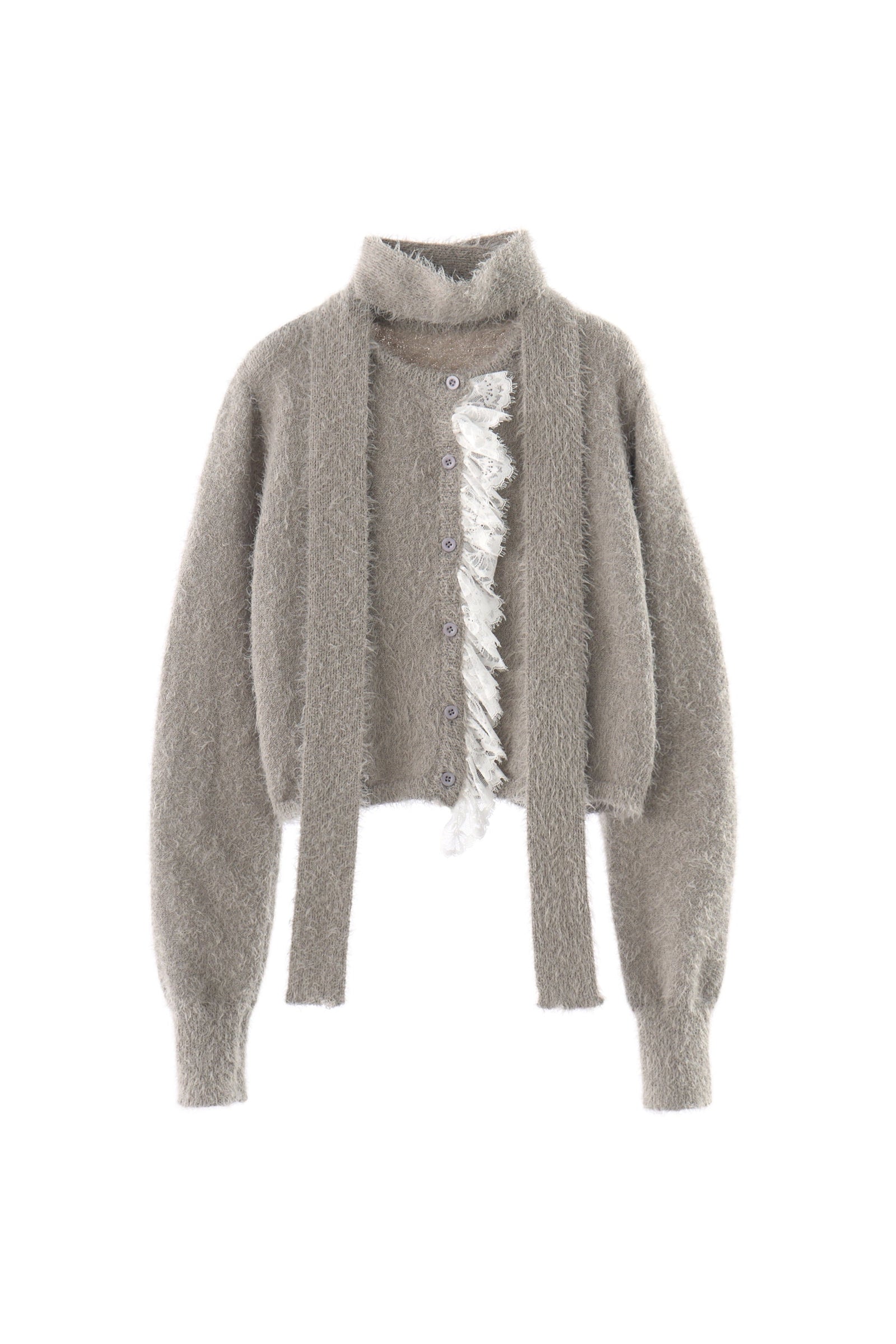 【新品】erme Shaggy short cardigan erme エルメ SHAGGY BRUSHED SHORT CARDIGAN