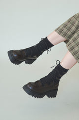 lace up socks boots