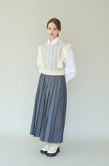 tulip jacquard vest