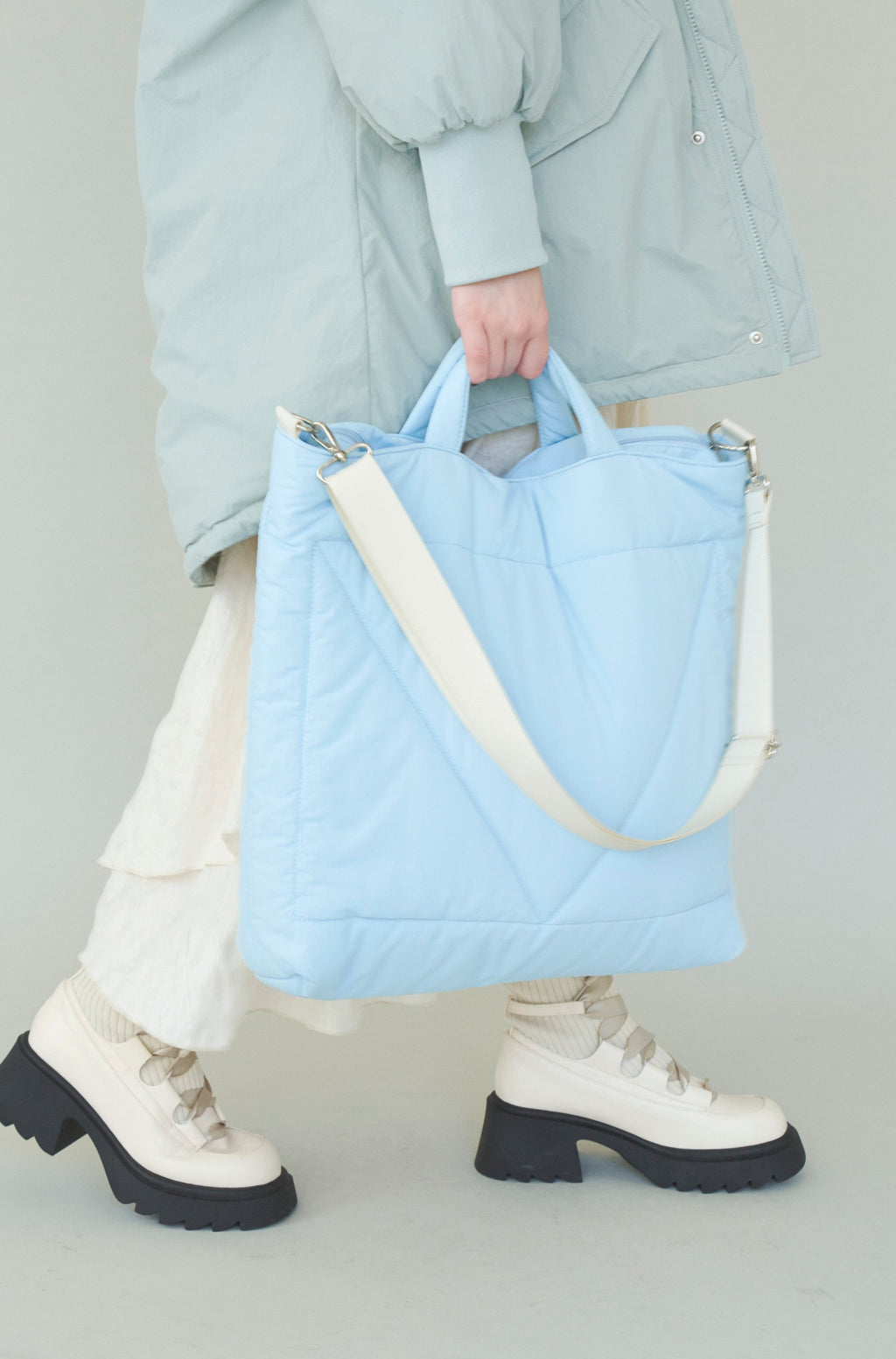 padded big shoulder bag – idem