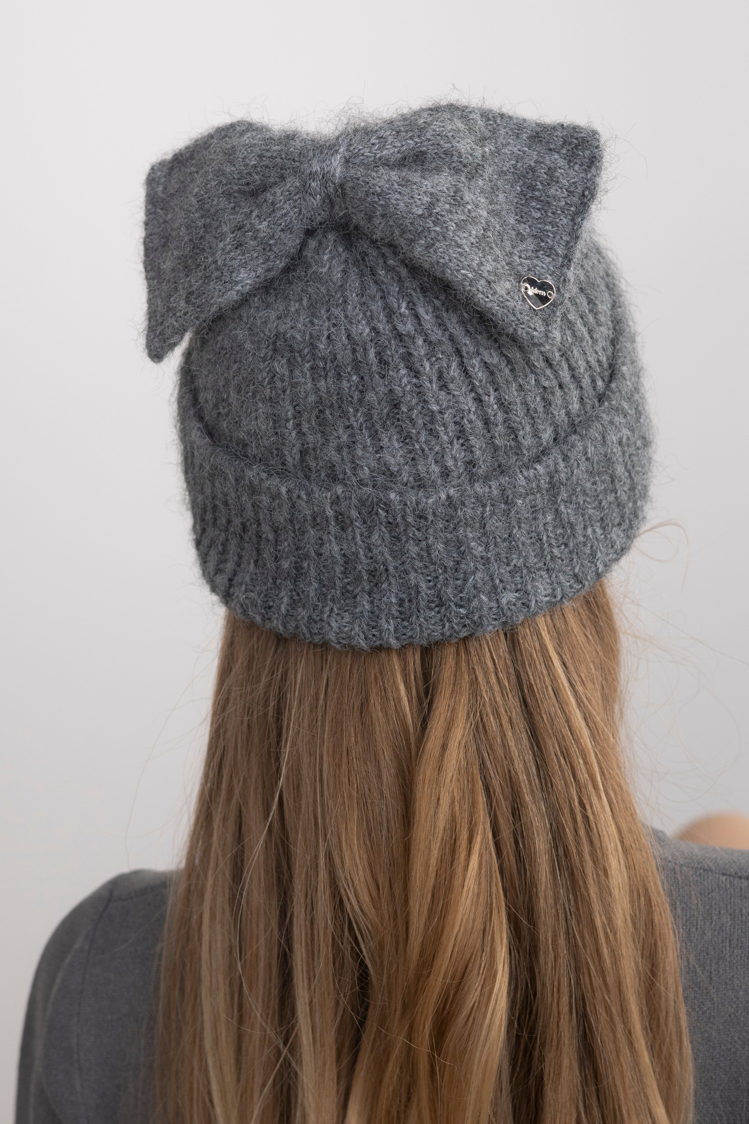 ribbon knit beanie