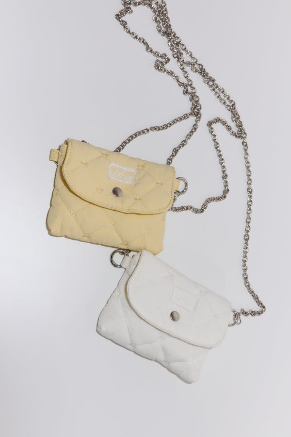 paddet chain pouch bag
