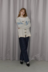flower china cardigan【 10/15(wed.) 20:00〜release start 】