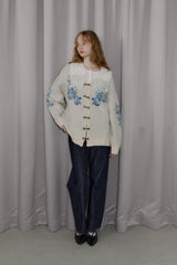 flower china cardigan【 10/15(wed.) 20:00〜release start 】