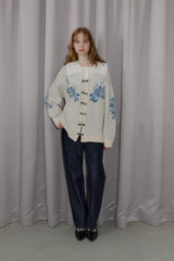 flower china cardigan【 10/15(wed.) 20:00〜release start 】