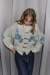 flower china cardigan【 10/15(wed.) 20:00〜release start 】