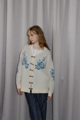 flower china cardigan【 10/15(wed.) 20:00〜release start 】