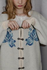 flower china cardigan【 10/15(wed.) 20:00〜release start 】