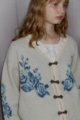 flower china cardigan【 10/15(wed.) 20:00〜release start 】