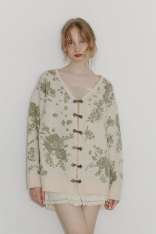 flower china cardigan