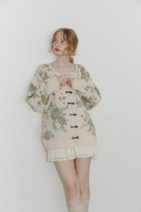 flower china cardigan【 10/15(wed.) 20:00〜release start 】