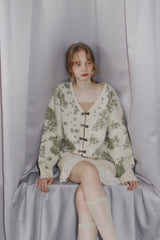 flower china cardigan【 10/15(wed.) 20:00〜release start 】