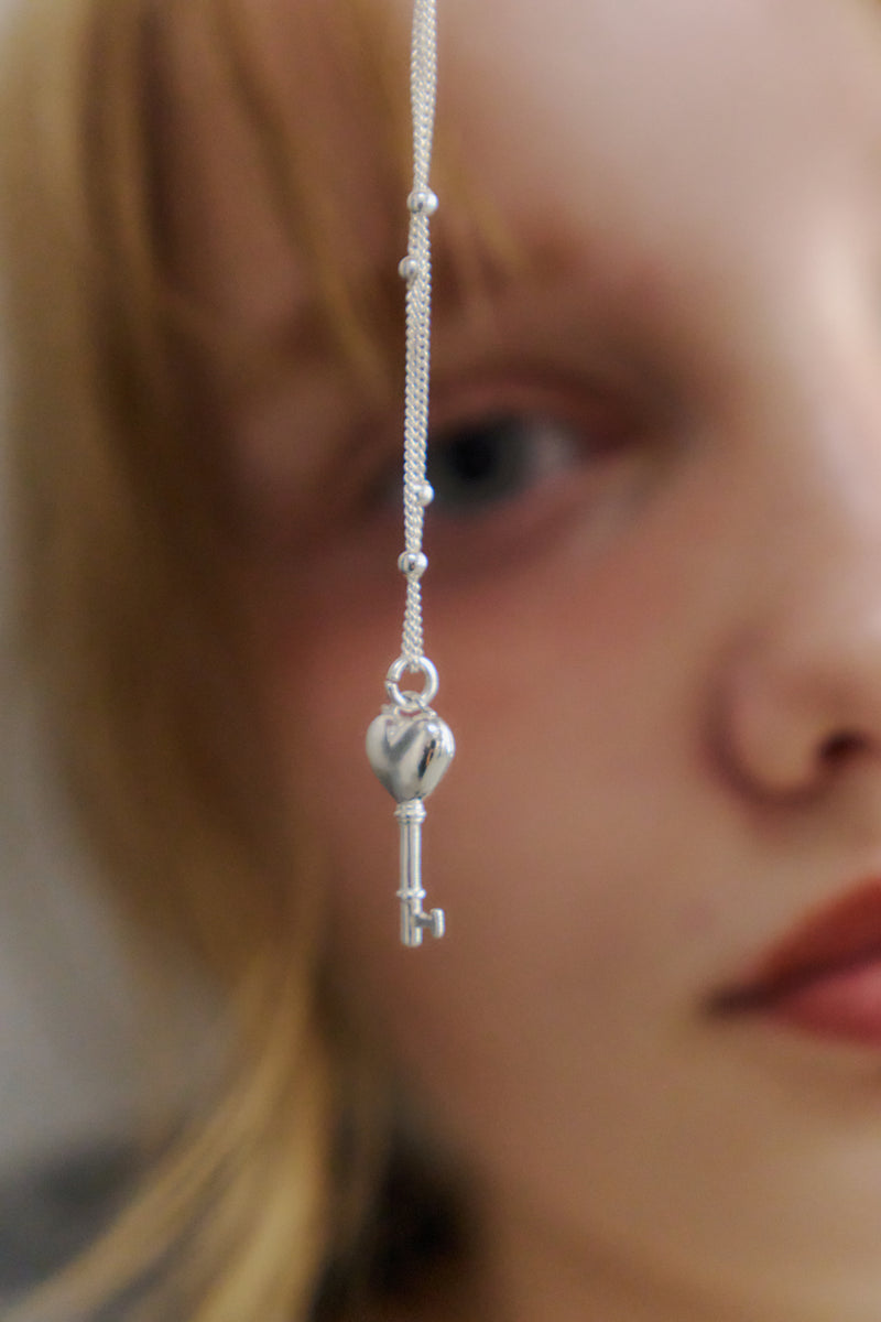 online store Exclusive 】silver925 heart key necklace – idem