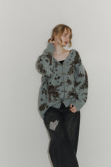 flower china cardigan【 10/15(wed.) 20:00〜release start 】