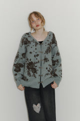 flower china cardigan【 10/15(wed.) 20:00〜release start 】