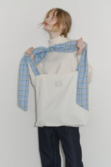 big ribbon tote bag