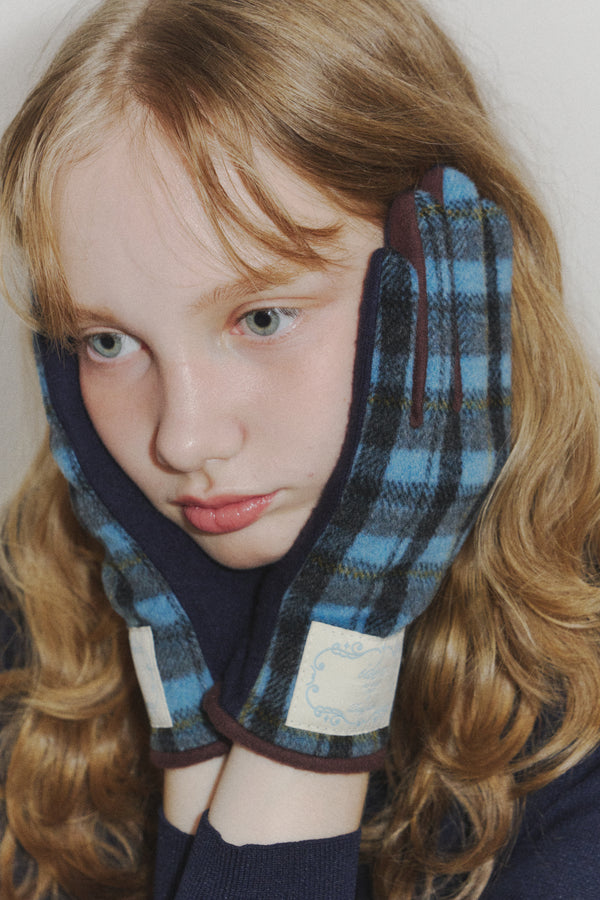 【 online store Exclusive 】british check gloves