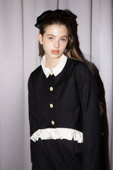 blooming frill jacket【セットアップ着用可能】