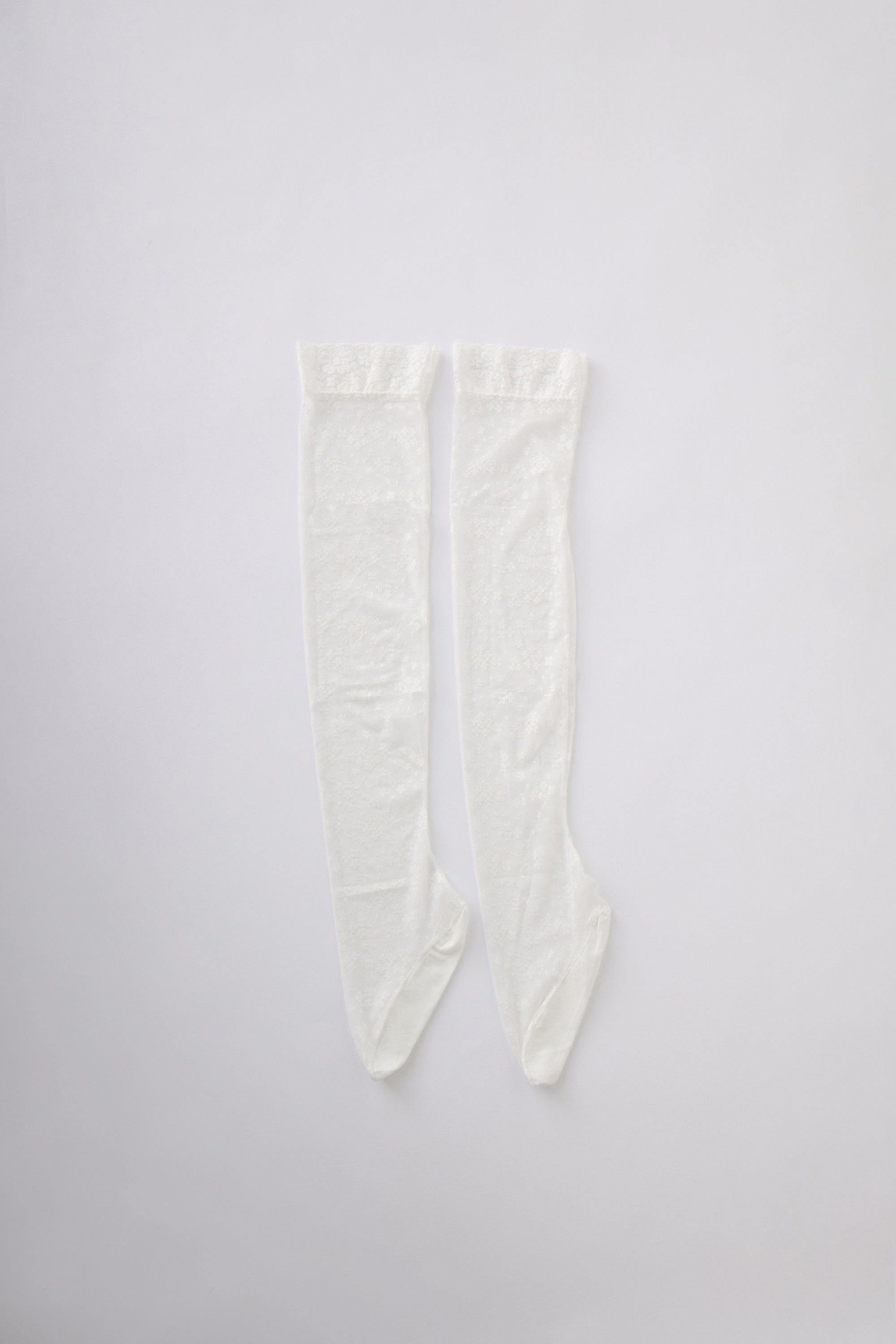 flower lace knee-highs