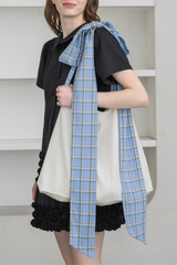 big ribbon tote bag